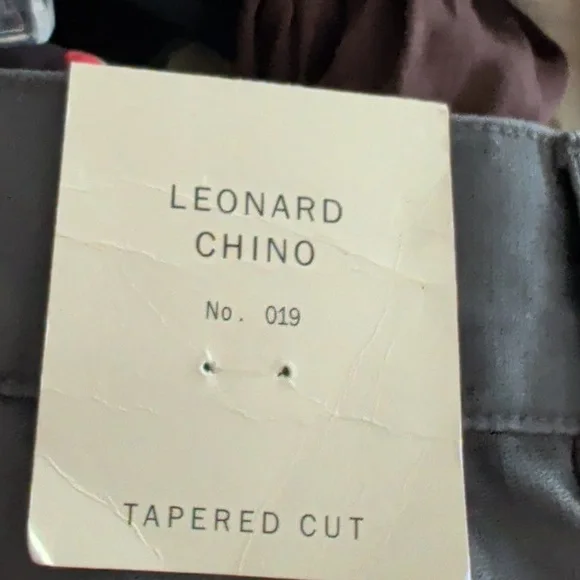 Billy Reid Nwt Charcoal Leonard Chinos